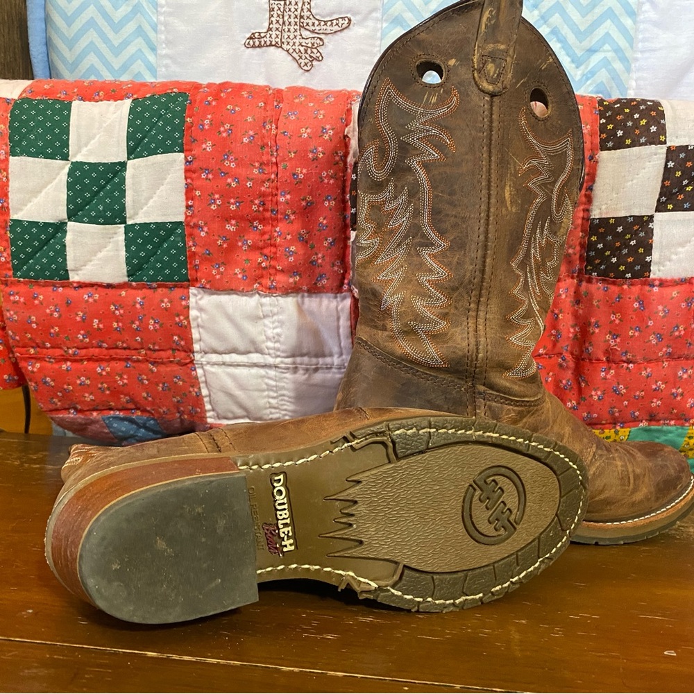 Double H Womens 9.5 Boots- Worn Twice